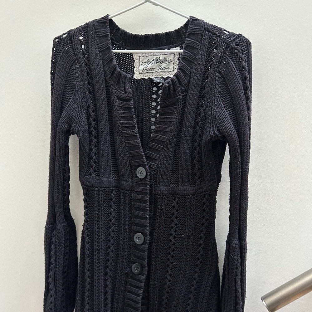 Guess Women's Knit Button Cardigan- Size M